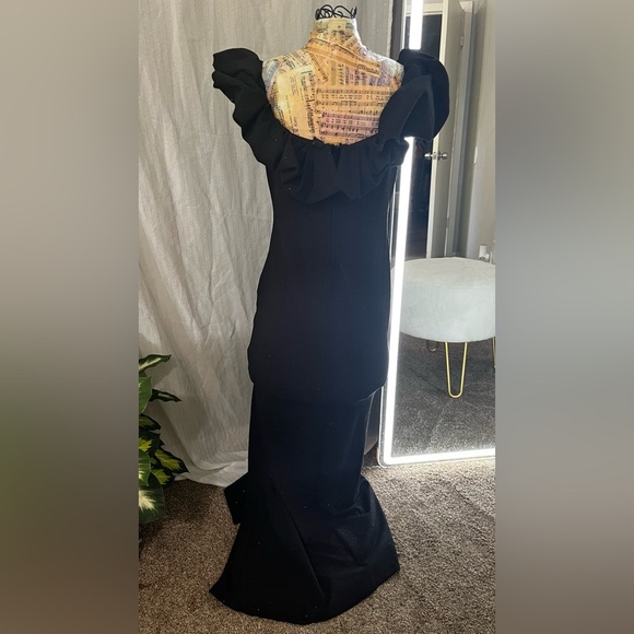 Windsor Smith Black Strapless Gown for Cocktail - Picture 3 of 11